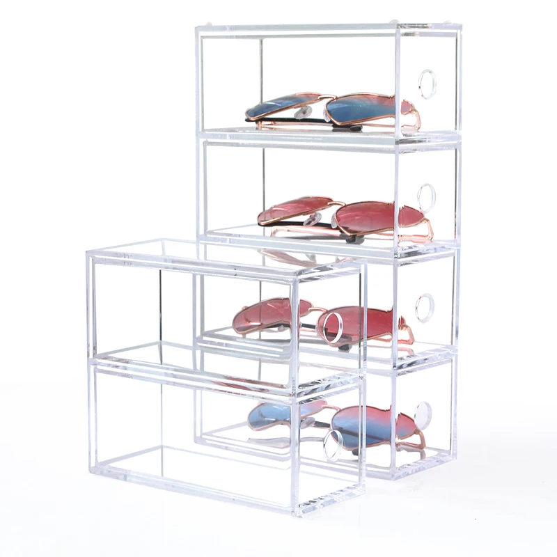 New Style clear makeup organizer box acrylic makeup drawers organizer jewelry storage organizer sunglasses organizer
New Style clear makeup organizer box acrylic makeup drawers organizer jewelry storage organizer sunglasses organizer