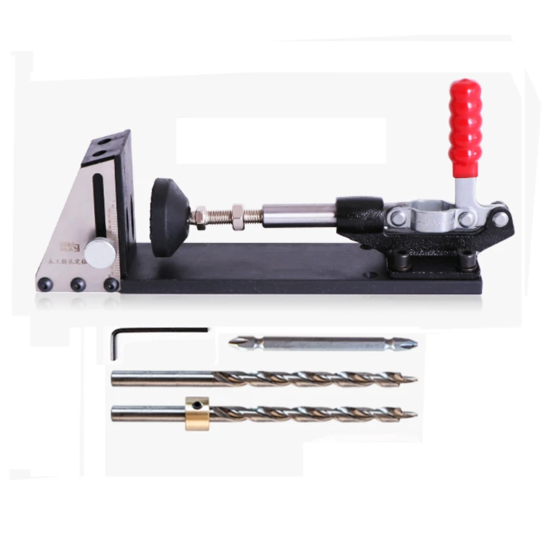 Woodworking Pocket Hole Jig System Guide Carpenter Kit Inclined Hole Drill Tools Clamp Base Drill Bit Kit System DIY Woodworking
Woodworking Pocket Hole Jig System Guide Carpenter Kit Inclined Hole Drill Tools Clamp Base Drill Bit Kit System DIY Woodworking
