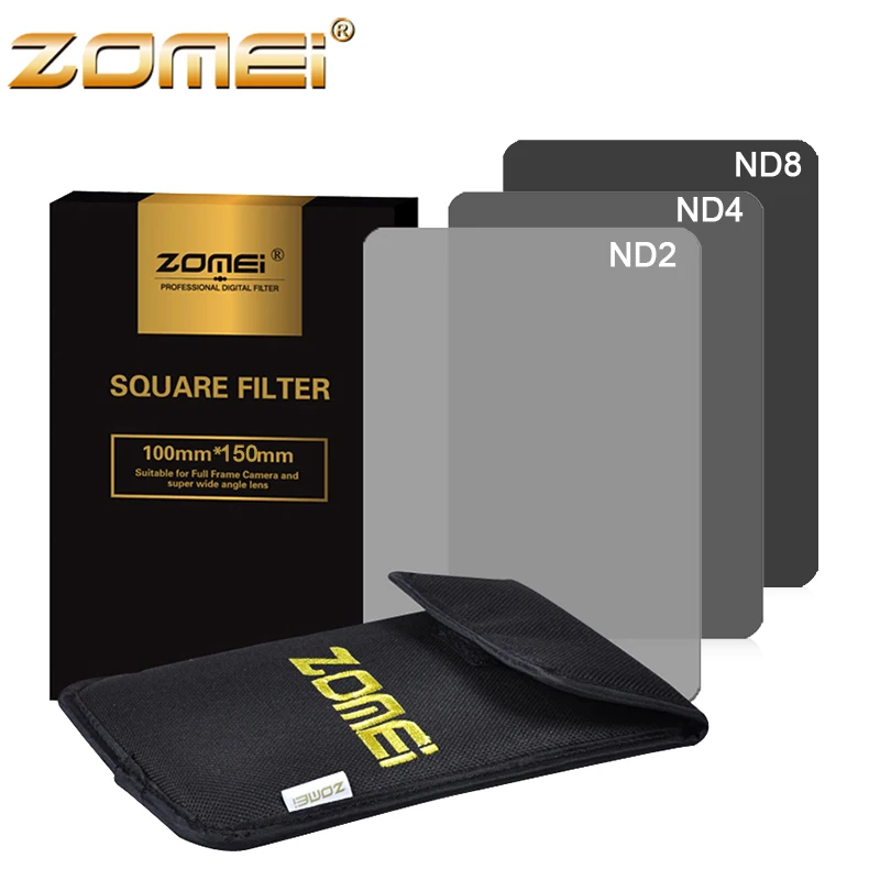 Zomei 3 in 1 Gradient Grey 100*150MM Square ND2 ND4 ND8 Optical Resin filter Neutral Density for Cokin Z Lee series
Zomei 3 in 1 Gradient Grey 100*150MM Square ND2 ND4 ND8 Optical Resin filter Neutral Density for Cokin Z Lee series