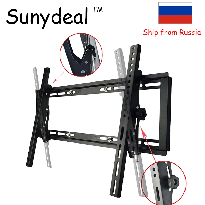 

Fixed TV Wall Mount Universal 50KG TV Wall Mount Bracket Fixed Flat Panel TV Frame for 23" 55" 70'' LCD LED Monitor F