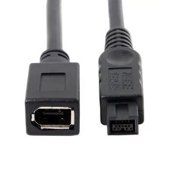 Xiwai 10cm IEEE 1394 6Pin Female to 1394b 9Pin male Firewire 400 to 800 Cable Black Color
Xiwai 10cm IEEE 1394 6Pin Female to 1394b 9Pin male Firewire 400 to 800 Cable Black Color