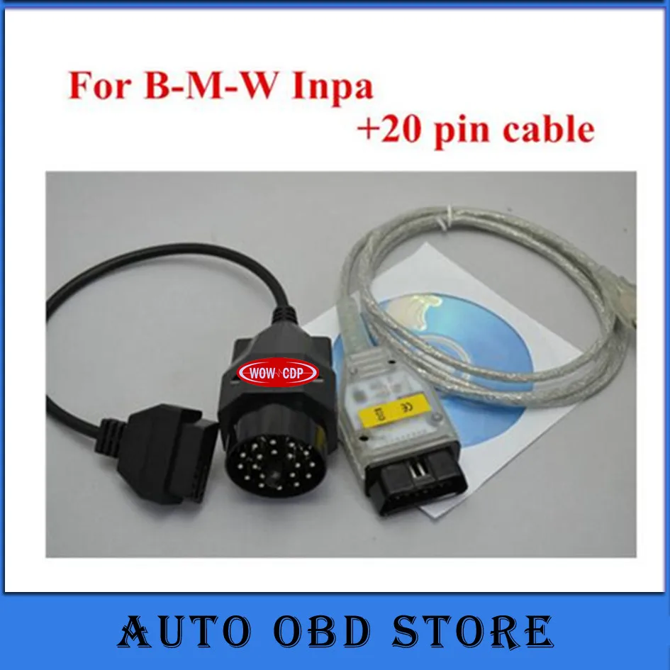 2017 OBD2 Diagnostic Tool INPA K+CAN+20Pin Connector For B-M-W Series INPA DCAN Compatible FT232RL For b-m-w
2017 OBD2 Diagnostic Tool INPA K+CAN+20Pin Connector For B-M-W Series INPA DCAN Compatible FT232RL For b-m-w