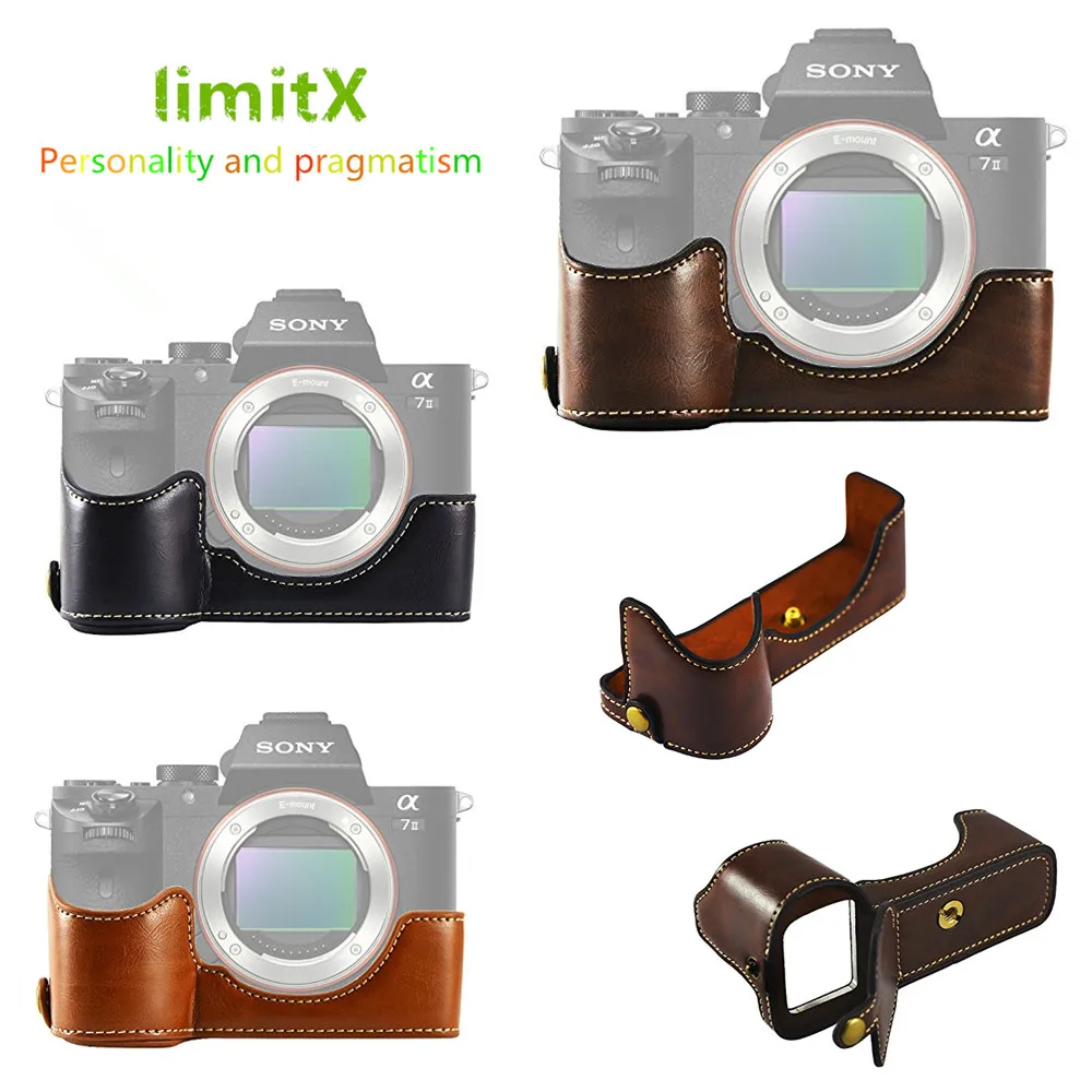 limitX Pu Leather Case Bottom Opening Version Protective Half Body Cover Base For Sony Alpha A7 III 3 / A7R III 3 Digital Camera
limitX Pu Leather Case Bottom Opening Version Protective Half Body Cover Base For Sony Alpha A7 III 3 / A7R III 3 Digital Camera