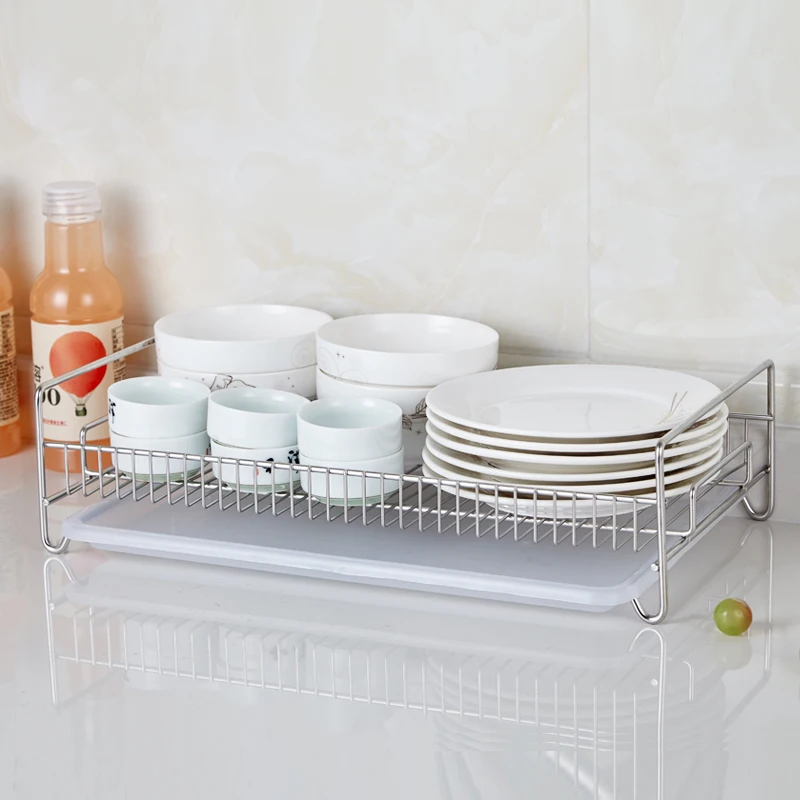 Dish Rack Stainless Steel Storage Drain Rack Basket Kitchen Dish Rack Water Filter Cup Holder Tea Tray Rack
Dish Rack Stainless Steel Storage Drain Rack Basket Kitchen Dish Rack Water Filter Cup Holder Tea Tray Rack