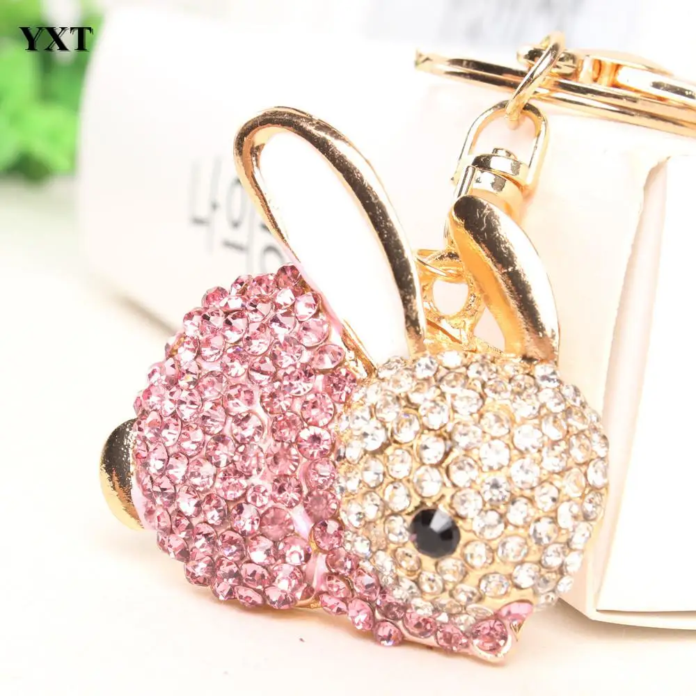 Rose Rabbit Keyring Lovely Pendant Charm Rhinestone Crystal Purse Bag Car Key Chain New Fashion Design Gift Accessories
Rose Rabbit Keyring Lovely Pendant Charm Rhinestone Crystal Purse Bag Car Key Chain New Fashion Design Gift Accessories