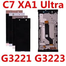 Écran tactile LCD avec châssis, 6.0 pouces, pour SONY Xperia XA1 Ultra G3221 G3212 G3223 G3226 C7=