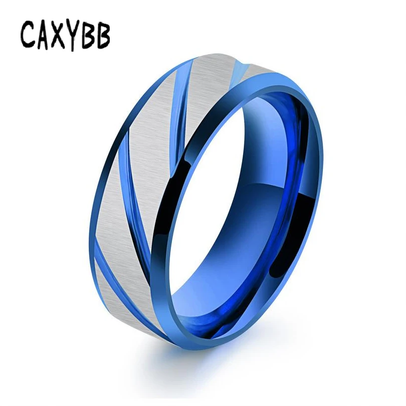 Caxybb Stainless Steel Unique Cool Blue Gold Stripe Ring for Men Boys Knuckle Metal Trendy Finger Ring Fashion Jewelry Gifts
Caxybb Stainless Steel Unique Cool Blue Gold Stripe Ring for Men Boys Knuckle Metal Trendy Finger Ring Fashion Jewelry Gifts