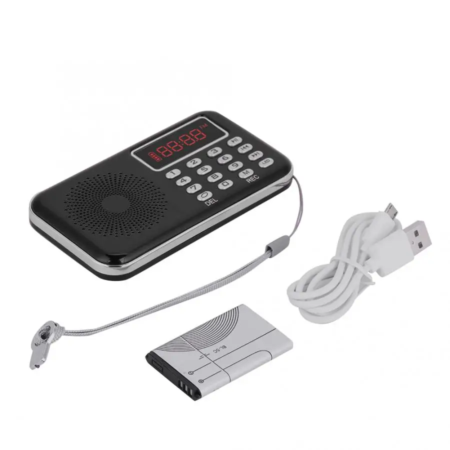 Radio Digital Radio Receiver Noise Cancelling Fm Radio Usb/Tf/Aux Voice Recording Mp3 Player Radio With Pw Cut Memory -Black
Radio Digital Radio Receiver Noise Cancelling Fm Radio Usb/Tf/Aux Voice Recording Mp3 Player Radio With Pw Cut Memory -Black