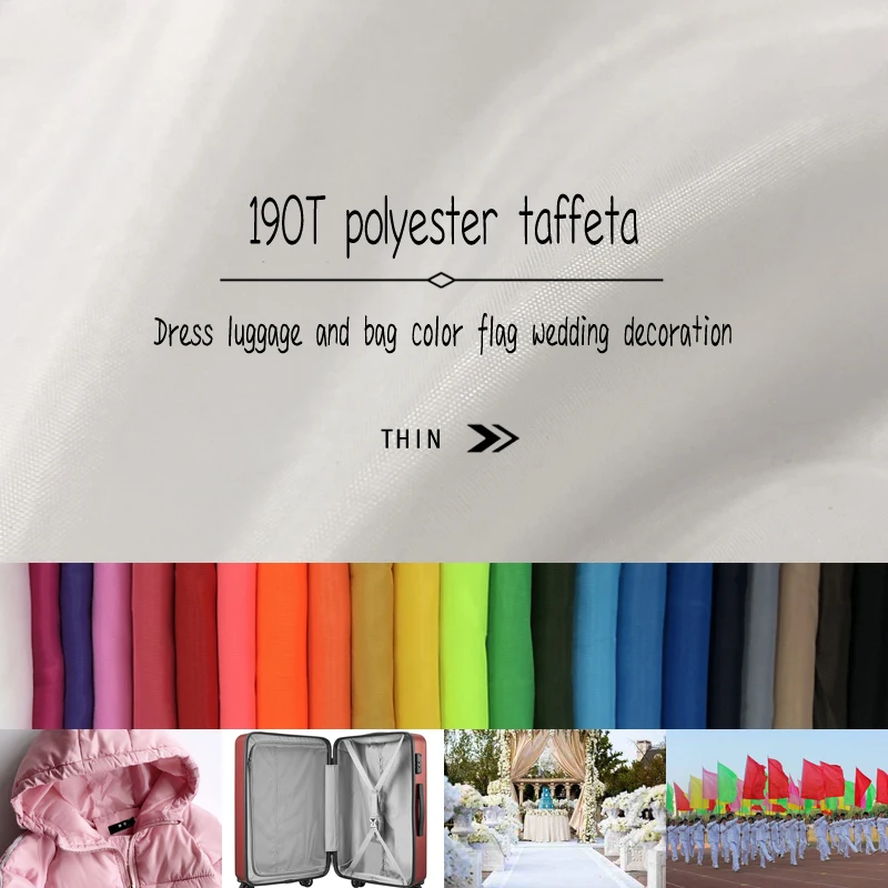 1M*1.5M 190T Poly lining fabric for down jacket 190T polyester taffeta fabric lining fabric colorful flag fabric
1M*1.5M 190T Poly lining fabric for down jacket 190T polyester taffeta fabric lining fabric colorful flag fabric
