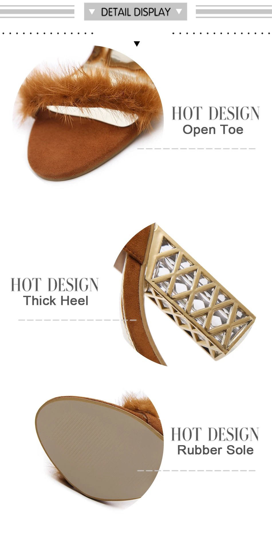 stripe sandals