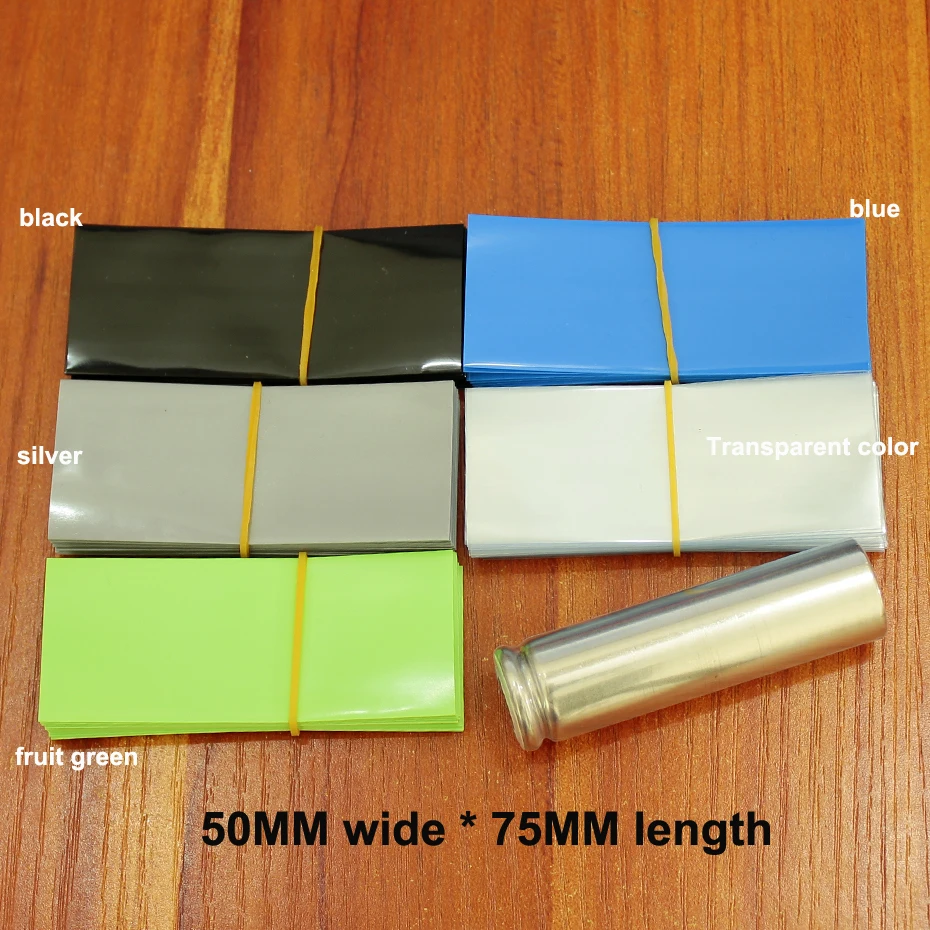 100pcs/lot Lithium battery package PVC heat shrinkable tube 32650 battery special skin heat shrinkable film insulating sleeve
100pcs/lot Lithium battery package PVC heat shrinkable tube 32650 battery special skin heat shrinkable film insulating sleeve