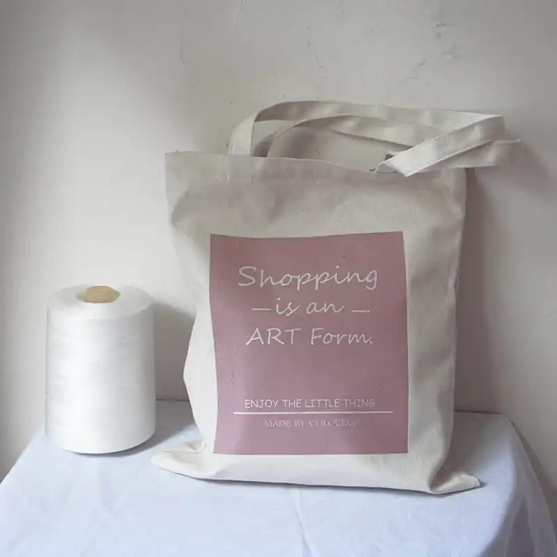women canvas tote bags large shoulder cotton cloth shopping