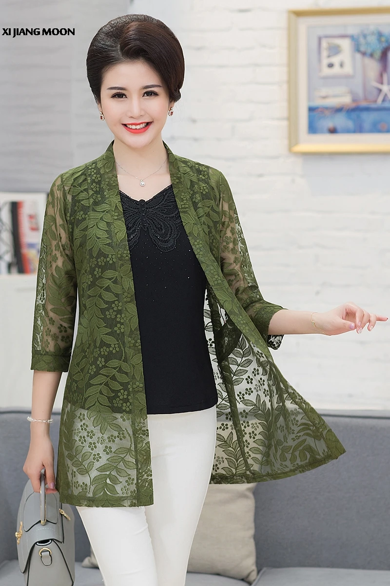 2019 Spring Summer New Middle-Aged Women Lace Sun Protection Cardigan Women Print Fashion Large Size Shawl R199
2019 Spring Summer New Middle-Aged Women Lace Sun Protection Cardigan Women Print Fashion Large Size Shawl R199