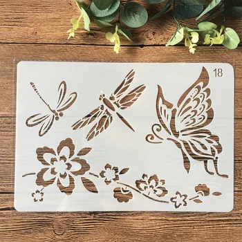 26cm Butterfly Dragonfly Flower DIY Craft Layering Stencils Painting Scrapbooking Stamping Embossing Album Card Template
26cm Butterfly Dragonfly Flower DIY Craft Layering Stencils Painting Scrapbooking Stamping Embossing Album Card Template