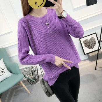 5334 new women's wear, round neck, twist knitting, bottoming shirt 38
5334 new women's wear, round neck, twist knitting, bottoming shirt 38