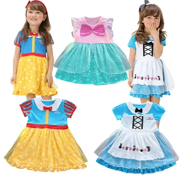 Summer Girl Princess Chiffon Dress Alice Dress Snow White Dress Cotton Bow Long skirt Mermaid Baby Girls Kid Short Sleeve Dress
Summer Girl Princess Chiffon Dress Alice Dress Snow White Dress Cotton Bow Long skirt Mermaid Baby Girls Kid Short Sleeve Dress