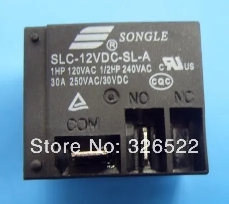 Новое и оригинальное Songle SLC-12VDC-SL-A 30A 250 В питания реле DIP | Электронные компоненты