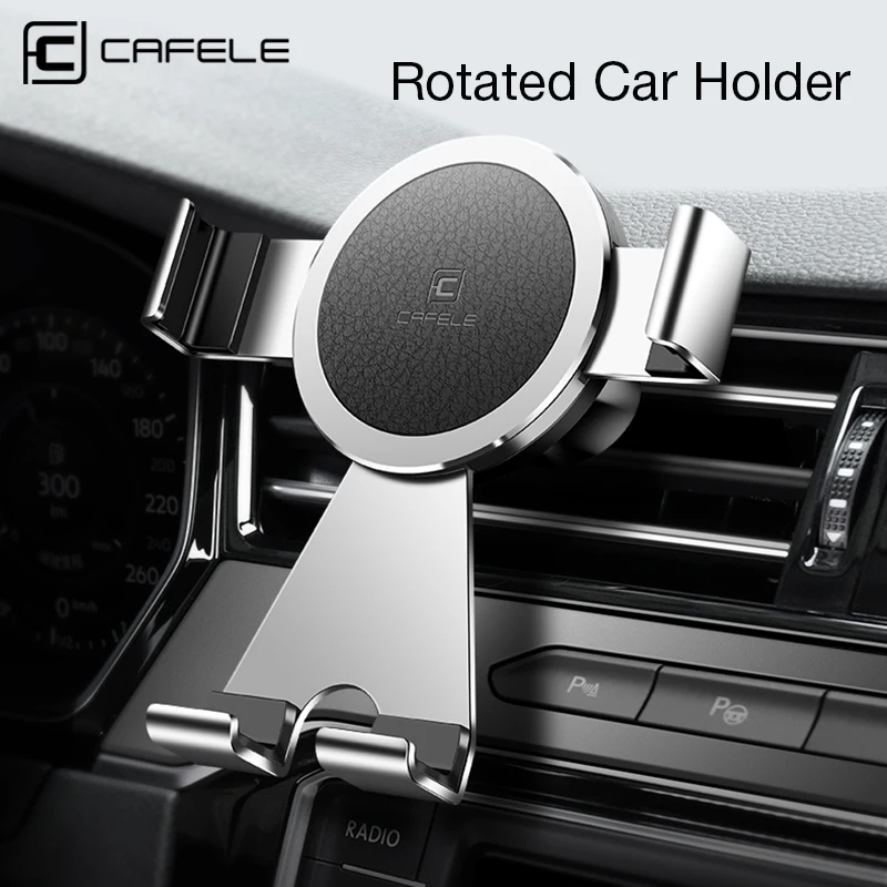 CAFELE Rotated Car Phone Holder Air Vent Holder for iphone Samsung Huawei Xiaomi Phones 360 Rotation Aluminium Alloy GPS Holder
CAFELE Rotated Car Phone Holder Air Vent Holder for iphone Samsung Huawei Xiaomi Phones 360 Rotation Aluminium Alloy GPS Holder