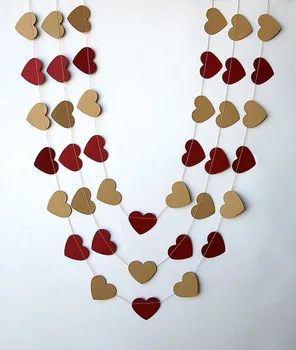 Rustic wedding decor, Wedding party decoration,Red cherry & kraft heart garland, Rustic kraft brown valentine garland
Rustic wedding decor, Wedding party decoration,Red cherry & kraft heart garland, Rustic kraft brown valentine garland