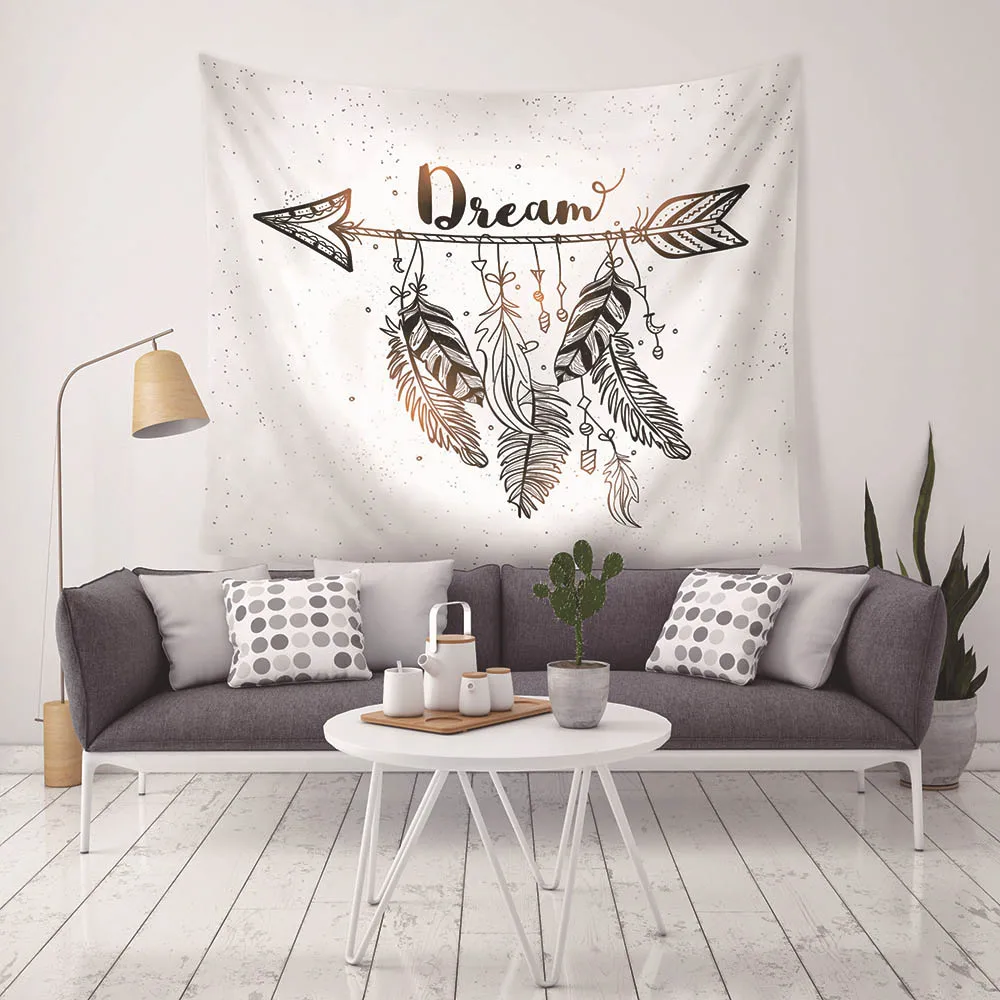 Wall Tapestry Bohemian Dream Catcher feather Print Beach Hippie Towel Blanket Indian Mandala Hanging Tapestry Home Decor G-075
Wall Tapestry Bohemian Dream Catcher feather Print Beach Hippie Towel Blanket Indian Mandala Hanging Tapestry Home Decor G-075