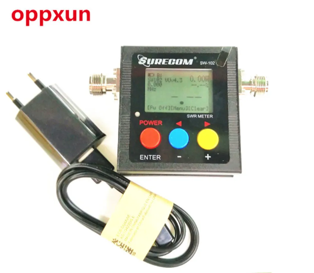 OPPXUN Radioddity Surecom SW-102 125-525Mhz Digital VHF/UHF Antenna Power SWR Meter J159
OPPXUN Radioddity Surecom SW-102 125-525Mhz Digital VHF/UHF Antenna Power SWR Meter J159