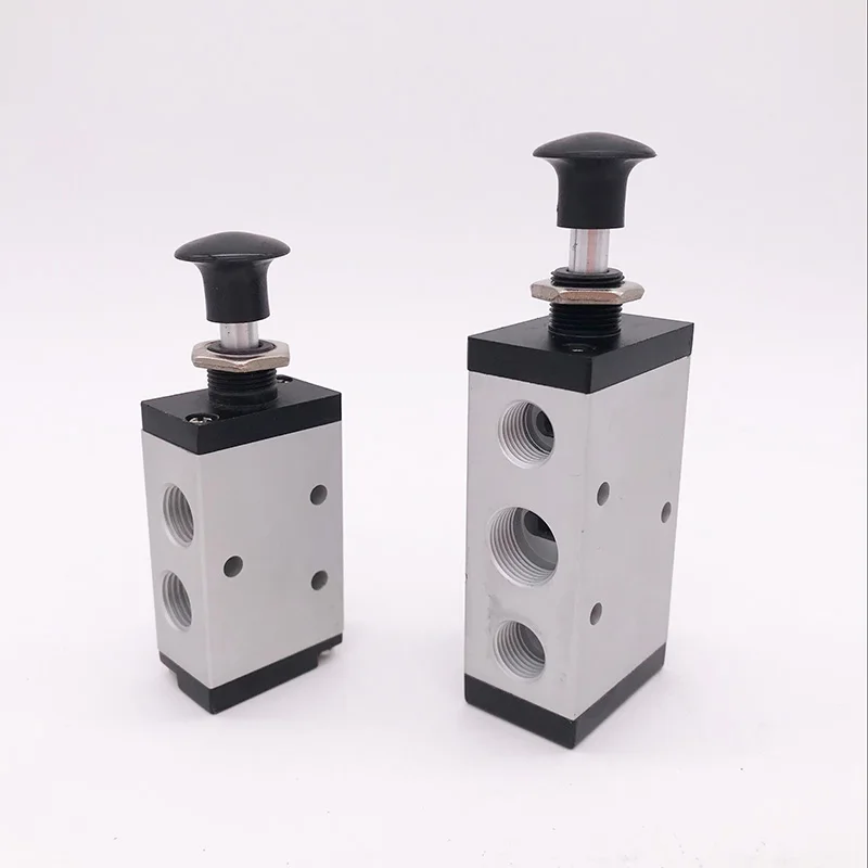 GOGOATC 5 way 2 position Manual control valve Pneumatic air hand pull push valve 4R110-06 4R210-06 4R210-08 Port 1/8" BSP 1/4
GOGOATC 5 way 2 position Manual control valve Pneumatic air hand pull push valve 4R110-06 4R210-06 4R210-08 Port 1/8" BSP 1/4