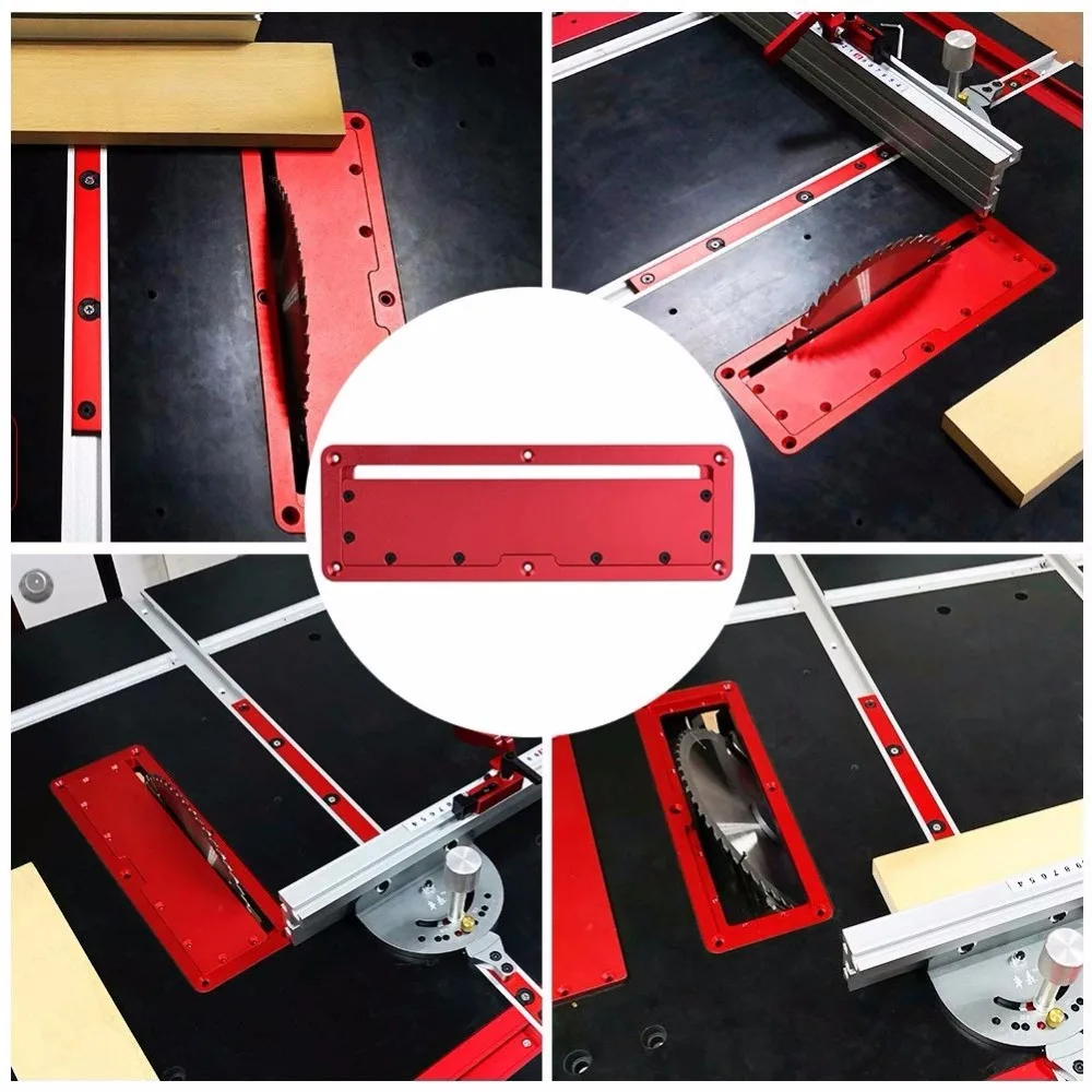 New Electric Circular Saw Flip Cover Plate Flip-Floor Table Special Cover Plate Aluminium Adjustable Insert Plate for Table Saw
New Electric Circular Saw Flip Cover Plate Flip-Floor Table Special Cover Plate Aluminium Adjustable Insert Plate for Table Saw