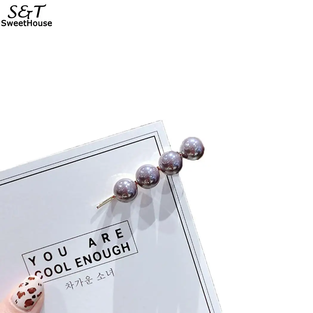 Women Casual Fashion Solid Faux Pearl Hairpin Hair Casual, Outdoor, etc Clip Spring, Summer, Fall
Women Casual Fashion Solid Faux Pearl Hairpin Hair Casual, Outdoor, etc Clip Spring, Summer, Fall