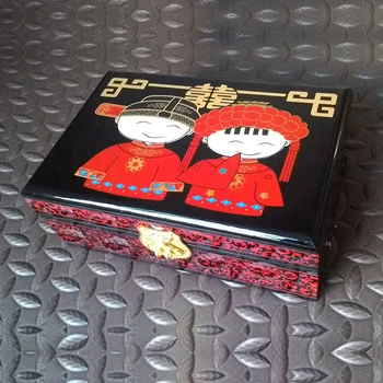 Chinese Pingyao hand push light lacquer china lacquerware jewelry box or case dressing case wooden crafts
Chinese Pingyao hand push light lacquer china lacquerware jewelry box or case dressing case wooden crafts