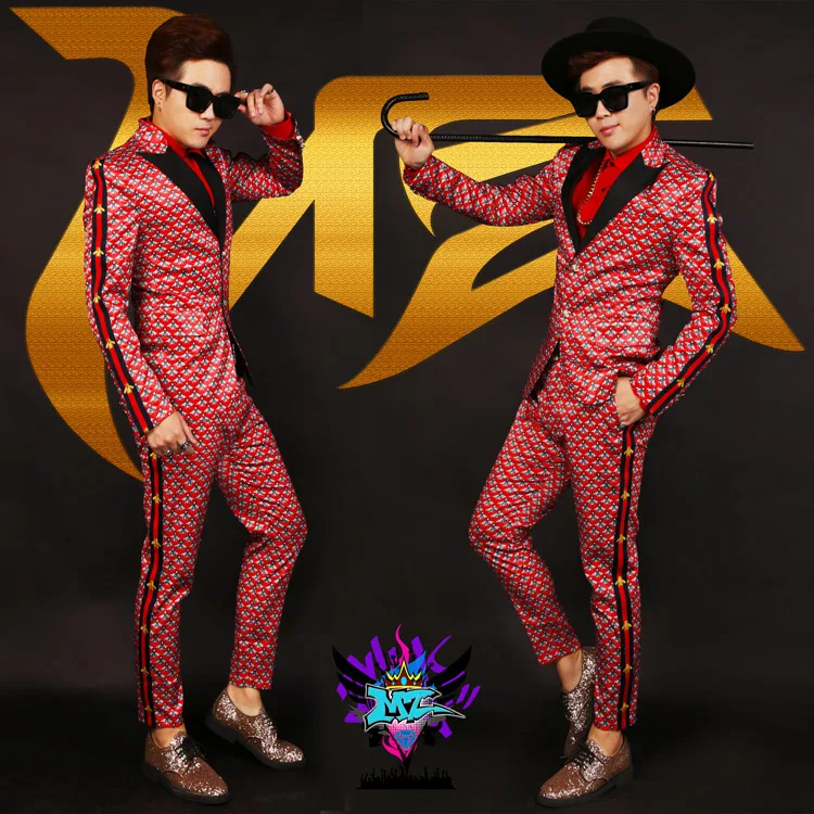 Male singer performance clothing men slim suit coat personality trend menswear nightclub male DJ suit bar trend S-6XL!
Male singer performance clothing men slim suit coat personality trend menswear nightclub male DJ suit bar trend S-6XL!