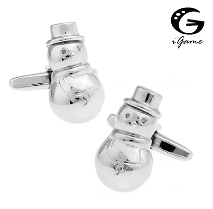 iGame Men Gift Snowman Cuff Links Silver Color Cute Design Brass Material Free Shipping
iGame Men Gift Snowman Cuff Links Silver Color Cute Design Brass Material Free Shipping
