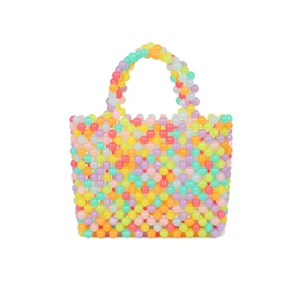 Fashion Pearls Bag Acrylic Beaded Top-handle Totes Bag Women Party Retro Vintage Handbag Luxury Brand Clutch Wholesale
Fashion Pearls Bag Acrylic Beaded Top-handle Totes Bag Women Party Retro Vintage Handbag Luxury Brand Clutch Wholesale