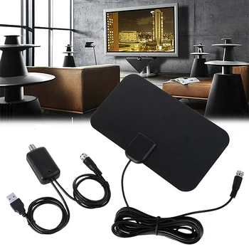 New 50 Miles HD Digital TV Antenna With Signal Amplifier Booster Active Indoor Aerial HD Flat Design
New 50 Miles HD Digital TV Antenna With Signal Amplifier Booster Active Indoor Aerial HD Flat Design