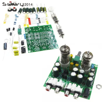 6J1 Tube Fever Pre Amplifier Preamp AMP Pre-Amplifier Board Headphone Buffer DIY Kit Module Stereo Potentiometer Valve
6J1 Tube Fever Pre Amplifier Preamp AMP Pre-Amplifier Board Headphone Buffer DIY Kit Module Stereo Potentiometer Valve