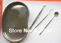 Lit-pack 1pcs Dentist Stainless Steel Basin with Forcep Autoclavable Dental Mirror Oral Care Tools
Lit-pack 1pcs Dentist Stainless Steel Basin with Forcep Autoclavable Dental Mirror Oral Care Tools