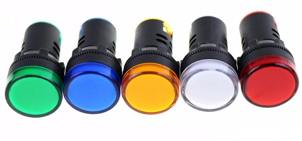 1PCS Indicator AD16-22DS 12V 24V 110V 220V Red/Green/Huang/Blue/White Indicator Lights
1PCS Indicator AD16-22DS 12V 24V 110V 220V Red/Green/Huang/Blue/White Indicator Lights