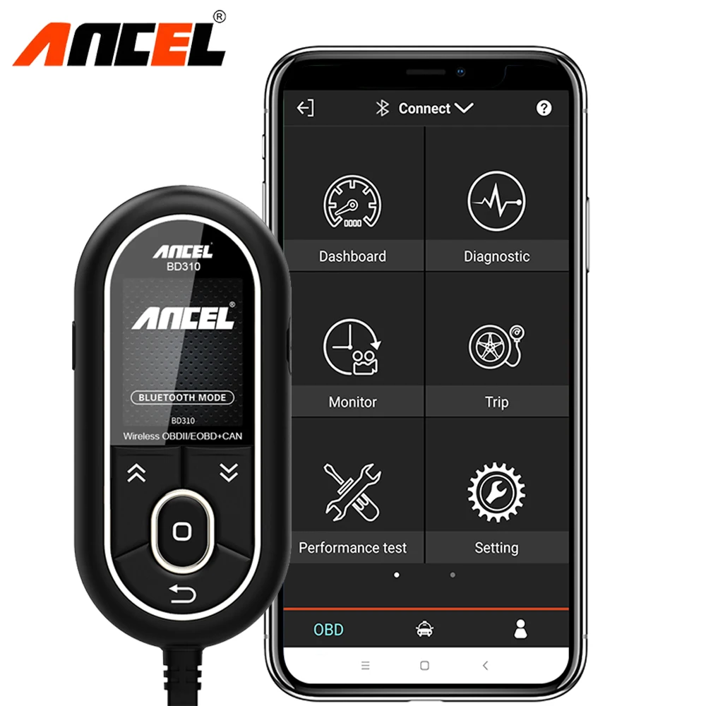 Ancel BD310 Diagnostic Tool Bluetooth 4.0 2 in 1 Auto Digital Gauge On-Board Computer OBD2 Scanner for iPhone Android Bluedriver
Ancel BD310 Diagnostic Tool Bluetooth 4.0 2 in 1 Auto Digital Gauge On-Board Computer OBD2 Scanner for iPhone Android Bluedriver