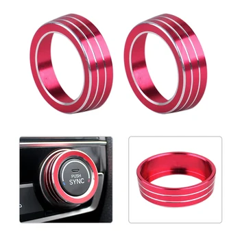 beler 2Pcs Red Aluminum Alloy AC Switch Buttons Cover Air Condition Climate Control Ring Knob Trim Fit for Honda Civic 2016 2017
beler 2Pcs Red Aluminum Alloy AC Switch Buttons Cover Air Condition Climate Control Ring Knob Trim Fit for Honda Civic 2016 2017