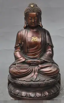 S2881 9" tibetan buddhism temple bronze sakyamuni Shakyamuni Tathagata Buddha statue
S2881 9" tibetan buddhism temple bronze sakyamuni Shakyamuni Tathagata Buddha statue