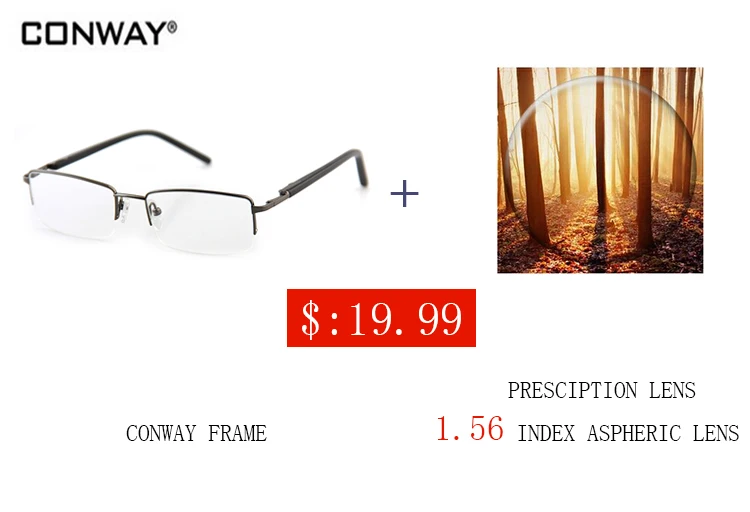 CONWAY Frame Eyeglasses Unisex Eyewear Men Optical Frame New Arrival optical frames eyeglasses with clear lens optical frames C5
CONWAY Frame Eyeglasses Unisex Eyewear Men Optical Frame New Arrival optical frames eyeglasses with clear lens optical frames C5