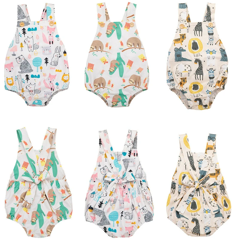 0-24M Fashion Unisex Kid Baby Boy Girl Cute Clothes Summer Sleeveless Cartoon Animal Print Romper Lovely Cotton Outfit
0-24M Fashion Unisex Kid Baby Boy Girl Cute Clothes Summer Sleeveless Cartoon Animal Print Romper Lovely Cotton Outfit