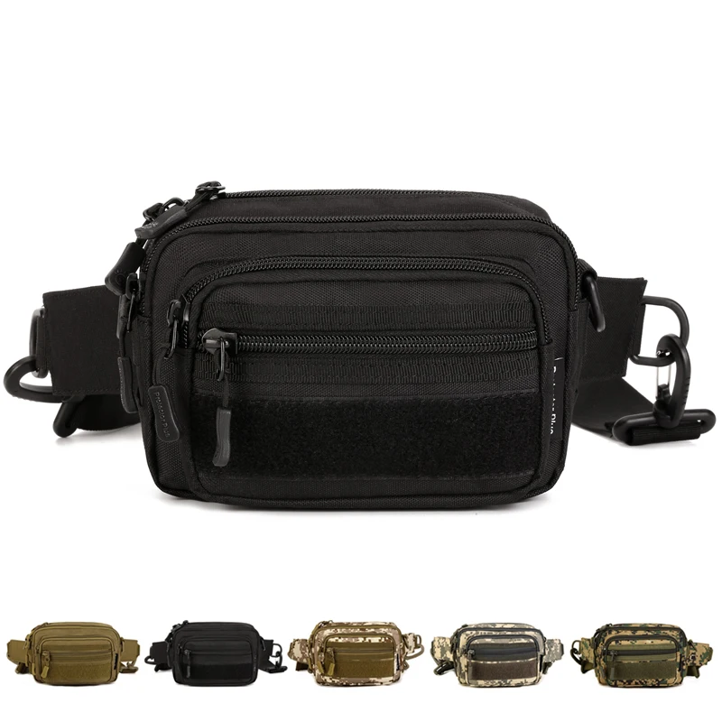 High Quality Men Nylon Small Shoulder Assault Messenger Crossbody Bag Molle Military Fanny Hip Bum Belt Clutch Waist Pack Bags
High Quality Men Nylon Small Shoulder Assault Messenger Crossbody Bag Molle Military Fanny Hip Bum Belt Clutch Waist Pack Bags