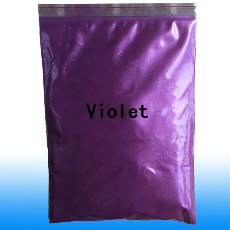 Violet Pearlescent Pigment Applied in printing ink paint cosmetics plastic leather handicrafts ornaments toys coating
Violet Pearlescent Pigment Applied in printing ink paint cosmetics plastic leather handicrafts ornaments toys coating
