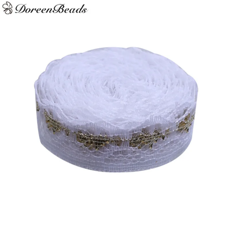 DoreenBeads White Nylon Lace DIY Handmade Accessories For Lace Dress And Wedding Christmas Party Decoration About 4.5m 1PC
DoreenBeads White Nylon Lace DIY Handmade Accessories For Lace Dress And Wedding Christmas Party Decoration About 4.5m 1PC
