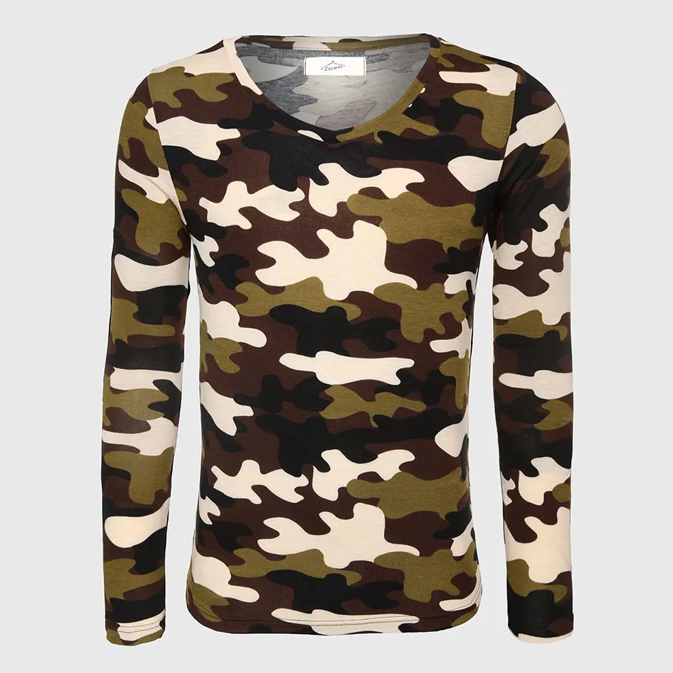 Military Army Long Sleeve Camouflage T-Shirt Men Fitness Top Tees V Neck Print T Shirt Slim Fit Male Camo Cool
Military Army Long Sleeve Camouflage T-Shirt Men Fitness Top Tees V Neck Print T Shirt Slim Fit Male Camo Cool