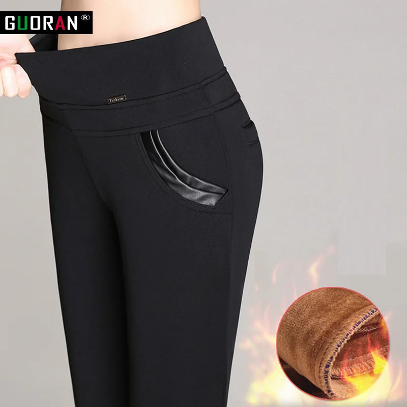 Large size 4XL 2016 Winter Women Pants Warm Plus Thick Velvet Pants fleece Slim High Waist Stretch Pencil Pants Female Trousers
Large size 4XL 2016 Winter Women Pants Warm Plus Thick Velvet Pants fleece Slim High Waist Stretch Pencil Pants Female Trousers