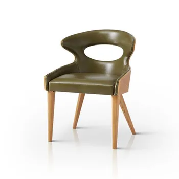 Living Room Chairs Living Room Home Furniture solid wood leather coffee chair chaises sillas dining chair fashion modern Nordic
Living Room Chairs Living Room Home Furniture solid wood leather coffee chair chaises sillas dining chair fashion modern Nordic