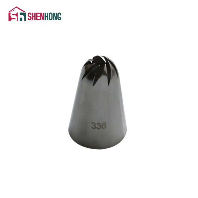 SHENHONG #336 Icing Nozzle Decorating Piping Tip Sugarcraft Cake Decorating Tools Baking Tools Bakeware
SHENHONG #336 Icing Nozzle Decorating Piping Tip Sugarcraft Cake Decorating Tools Baking Tools Bakeware