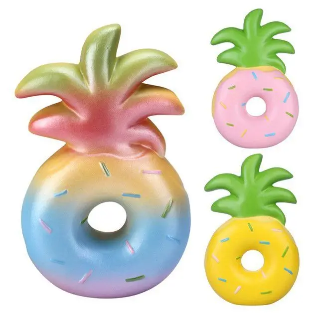 16CM Jumbo Fruit Kawaii Cute Pineapple Donut Squishy Soft Slow Rising Kid Fun Toys Squeeze Bread Phone Straps Pendant Wholesales
16CM Jumbo Fruit Kawaii Cute Pineapple Donut Squishy Soft Slow Rising Kid Fun Toys Squeeze Bread Phone Straps Pendant Wholesales