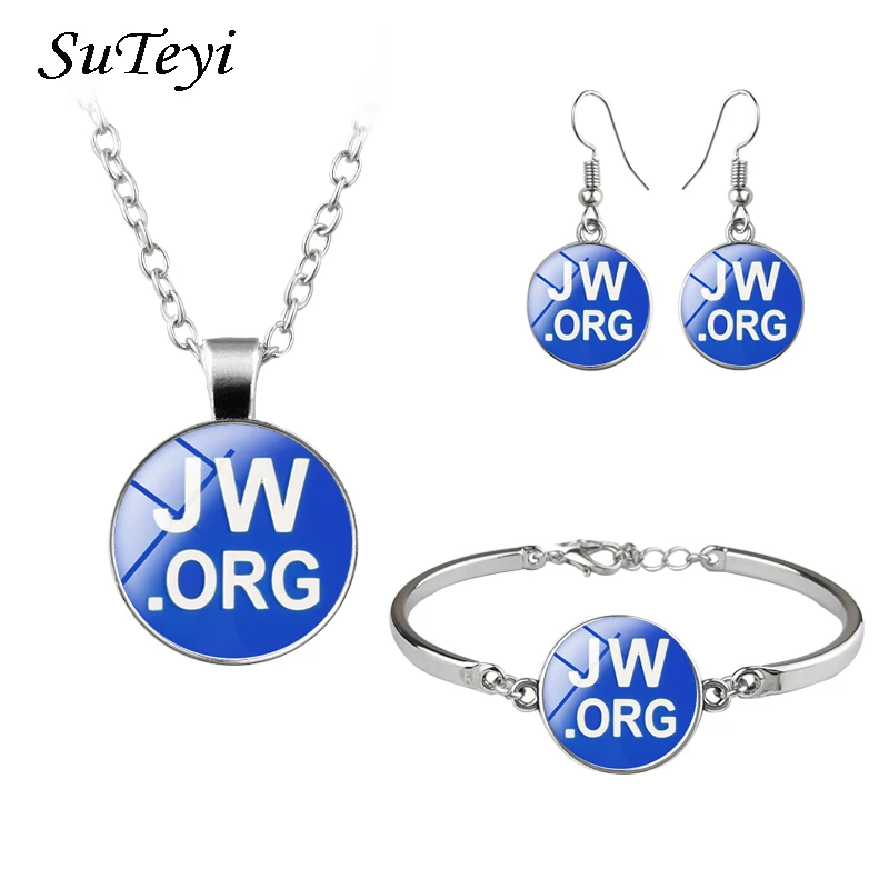 SUTEYI Trendy Print Art Picture Glass Necklace Adjustable Bracelet JW ORG Hooks Earrings Necklaces Jewelry Sets
SUTEYI Trendy Print Art Picture Glass Necklace Adjustable Bracelet JW ORG Hooks Earrings Necklaces Jewelry Sets